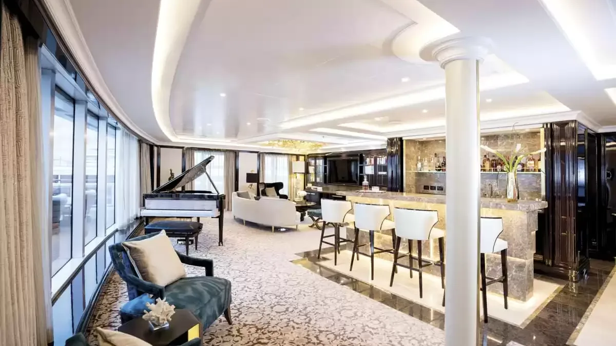 Une cabine à bord du Seven Seas Explorer