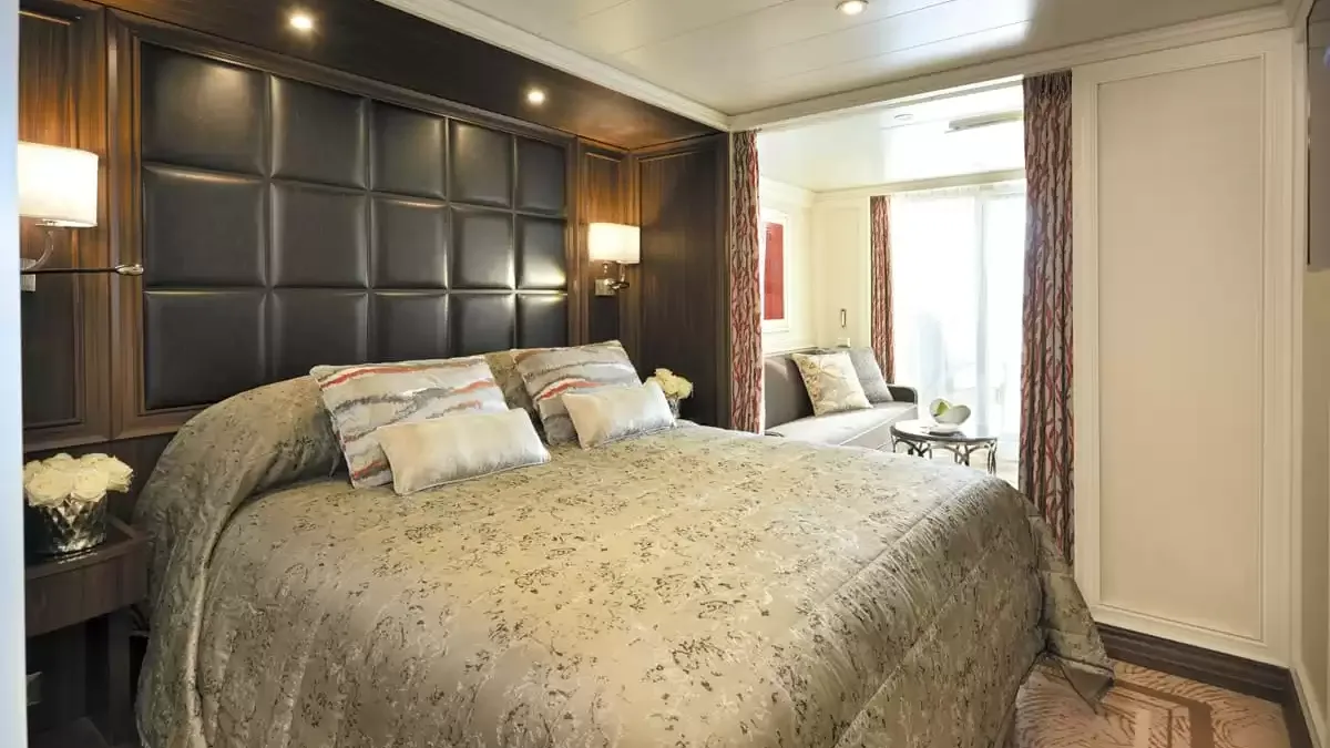 Une cabine à bord du Seven Seas Explorer