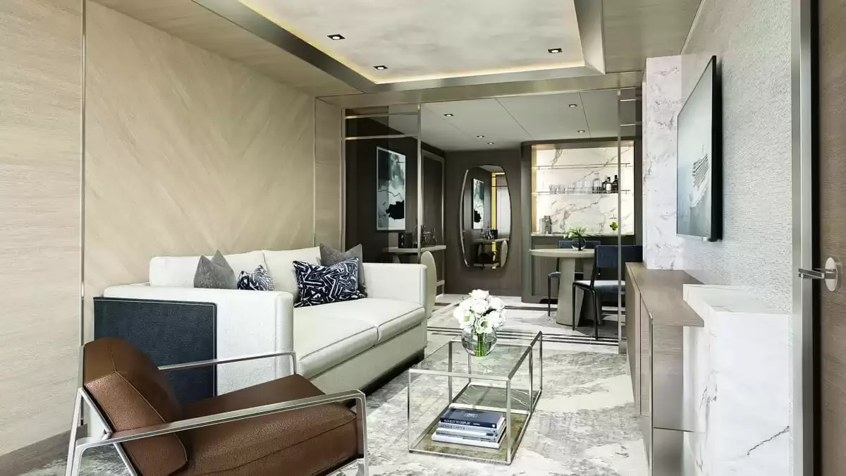 Une cabine à bord du Seven Seas Grandeur