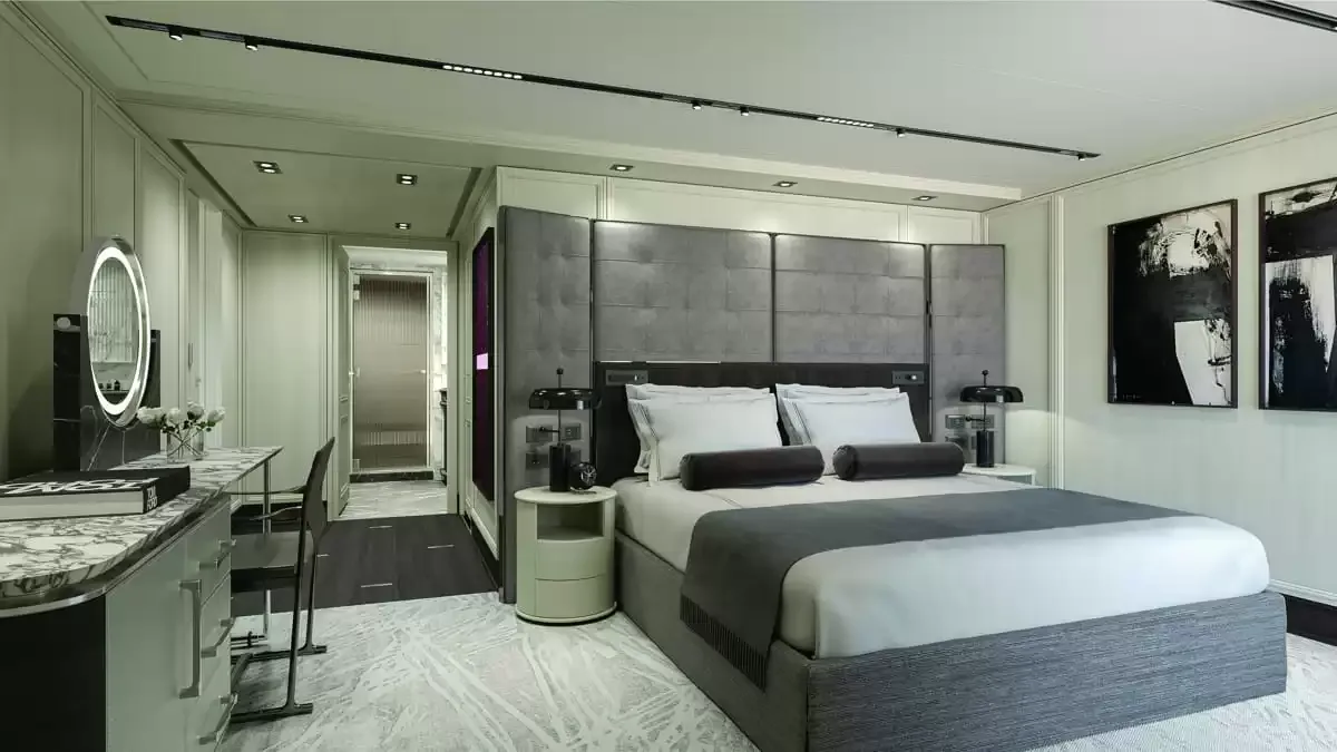 Une cabine à bord du Seven Seas Grandeur
