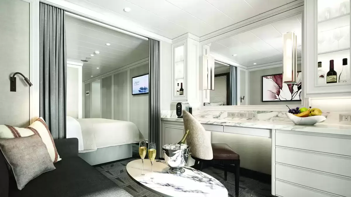 Une cabine à bord du Seven Seas Grandeur