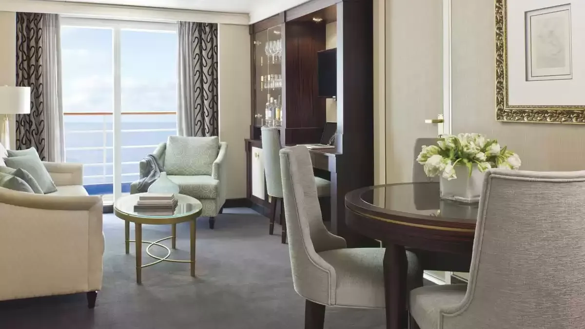 Une cabine à bord du Seven Seas Navigator