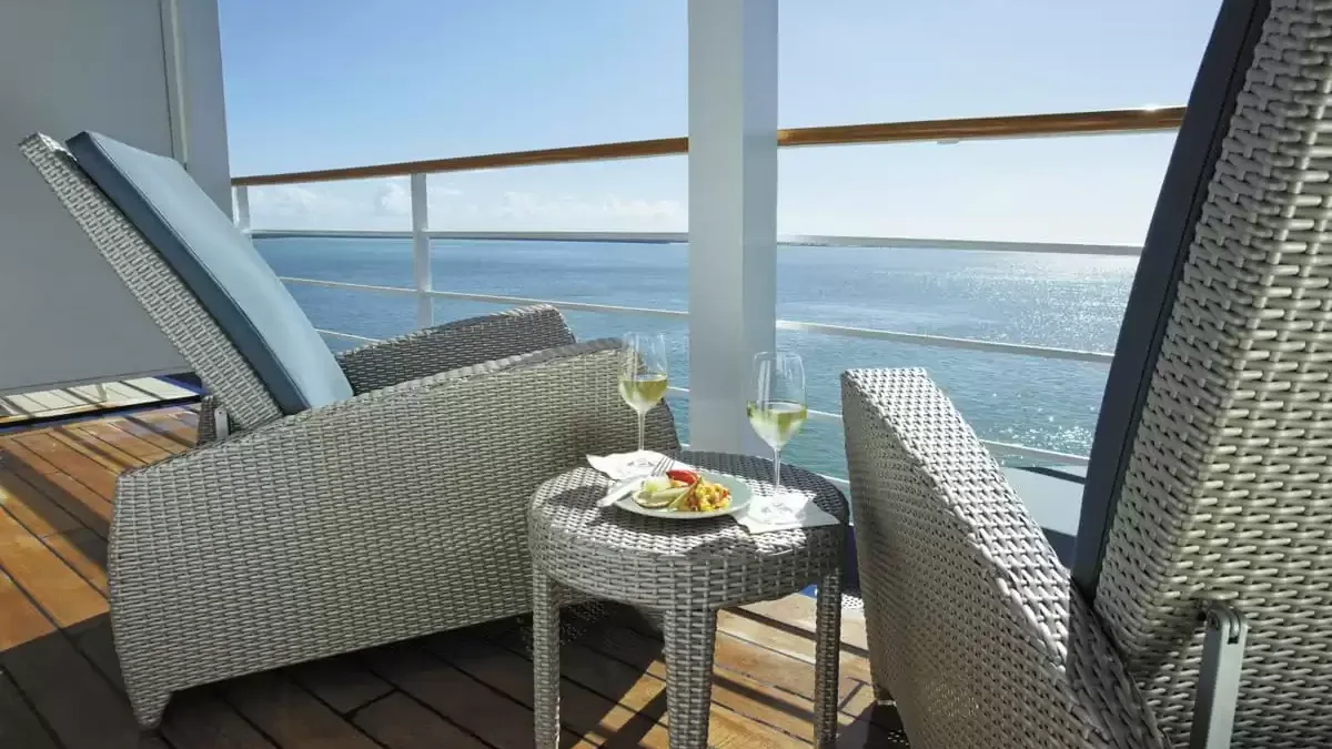 Une cabine à bord du Seven Seas Navigator