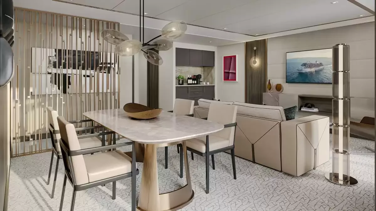 Une cabine à bord du Seven Seas Prestige