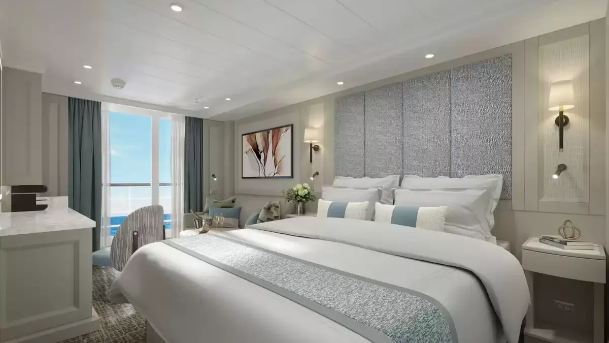 Une cabine à bord du Seven Seas Prestige
