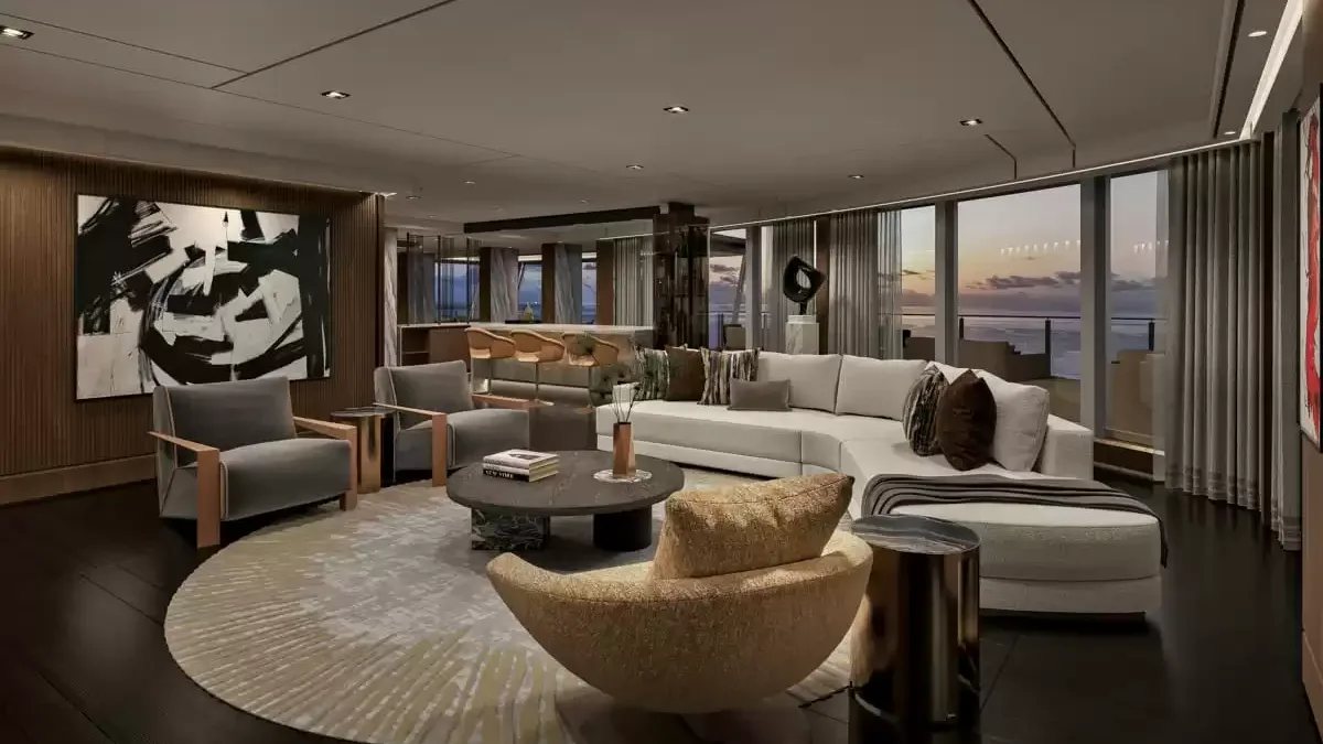 Une cabine à bord du Seven Seas Prestige