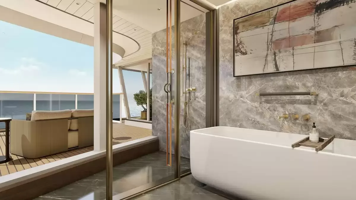 Une cabine à bord du Seven Seas Prestige