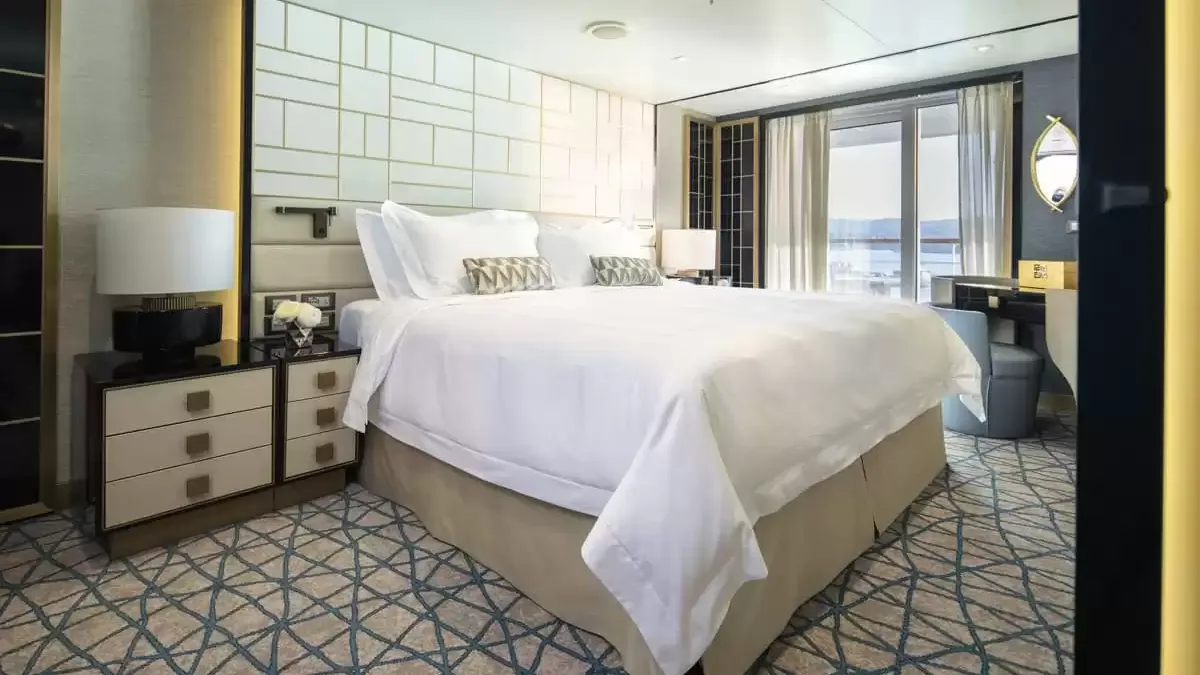 Une cabine à bord du Seven Seas Splendor