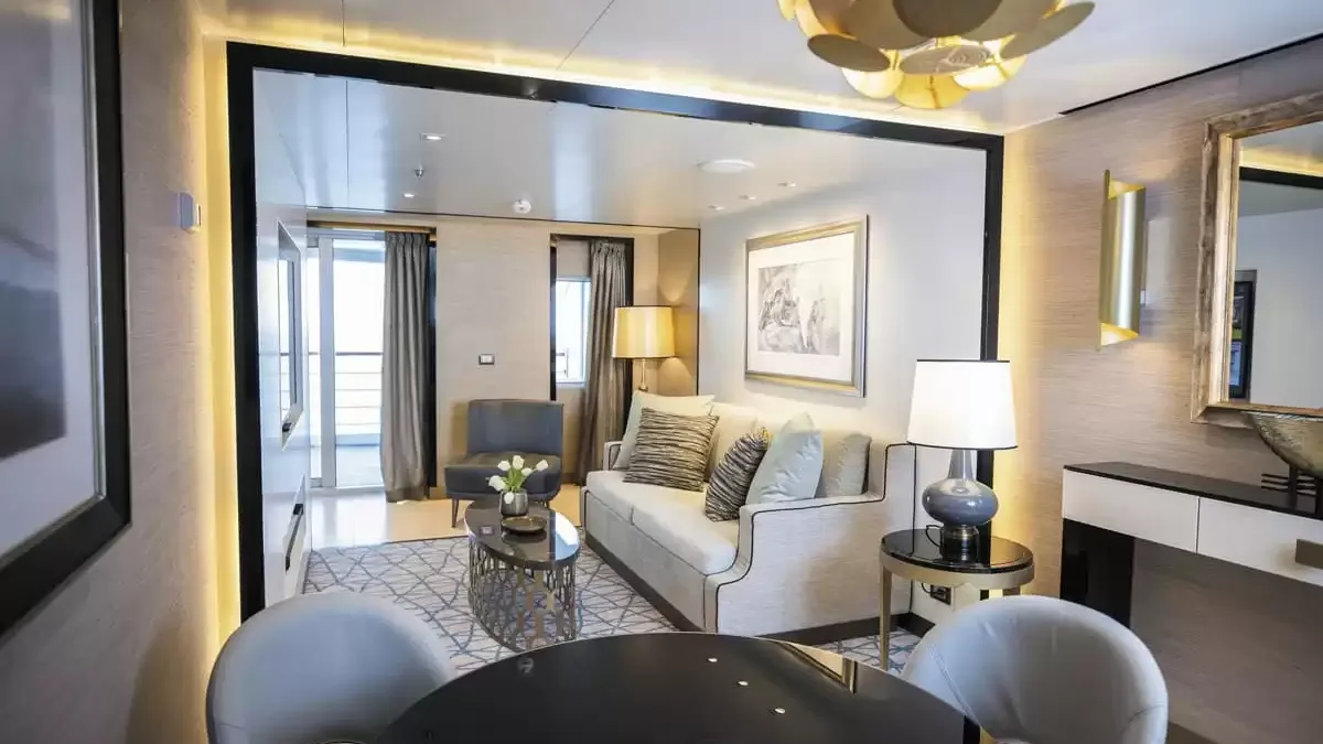 Une cabine à bord du Seven Seas Splendor