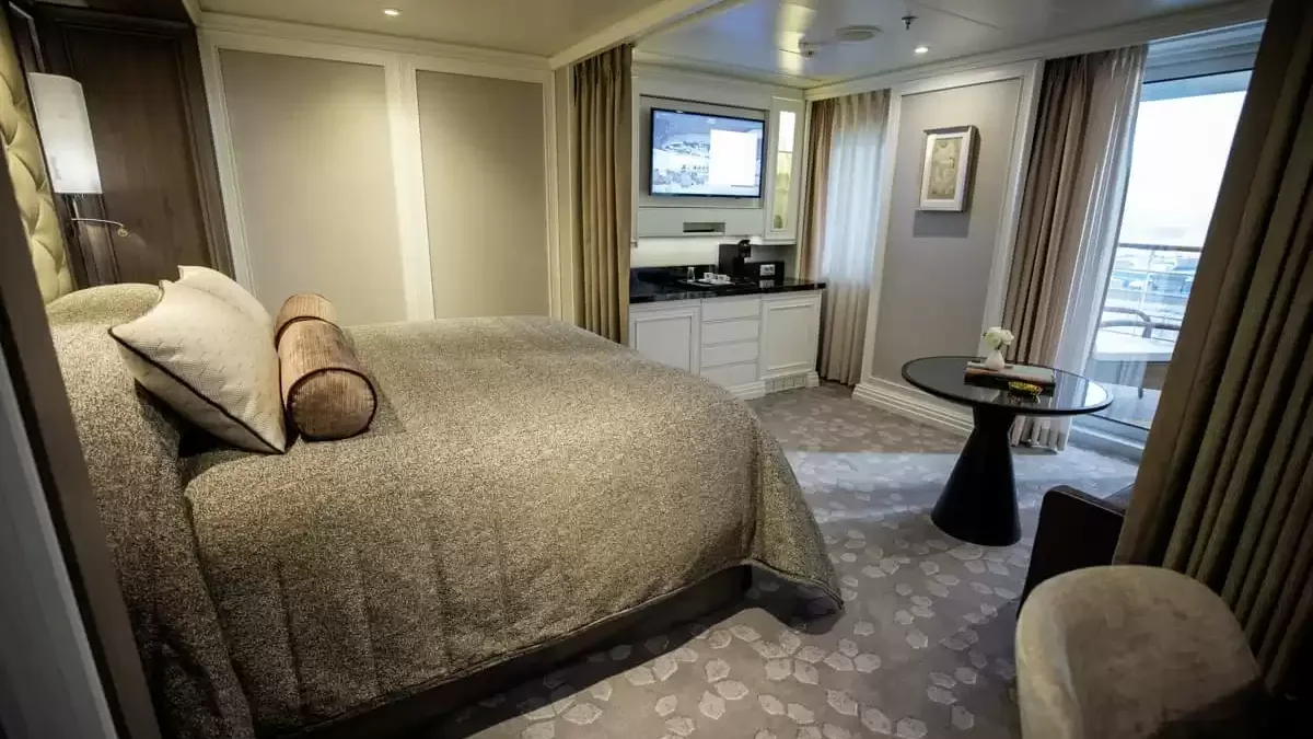 Une cabine à bord du Seven Seas Splendor