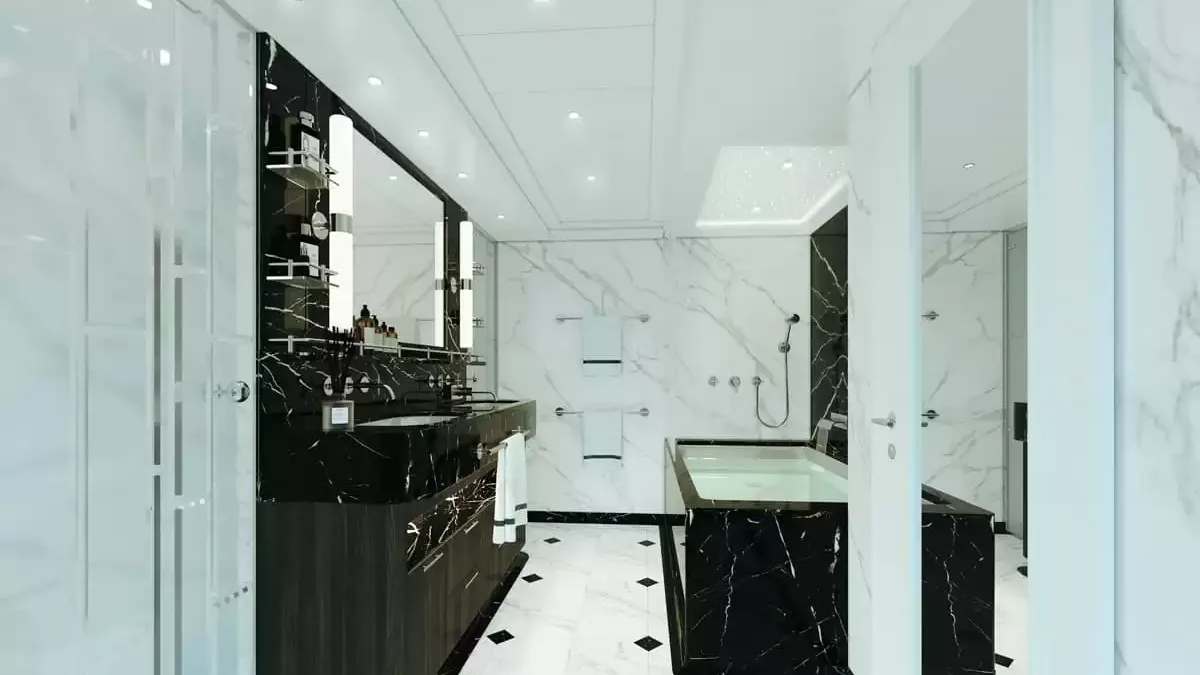 Une cabine à bord du Seven Seas Splendor