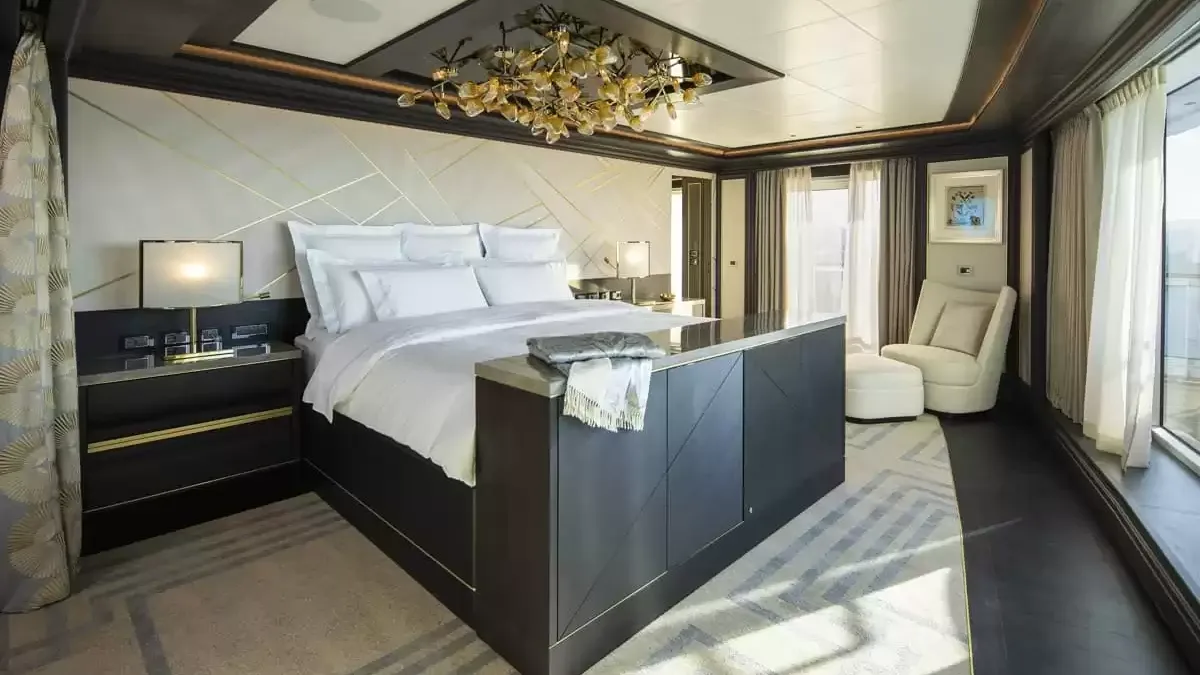Une cabine à bord du Seven Seas Splendor