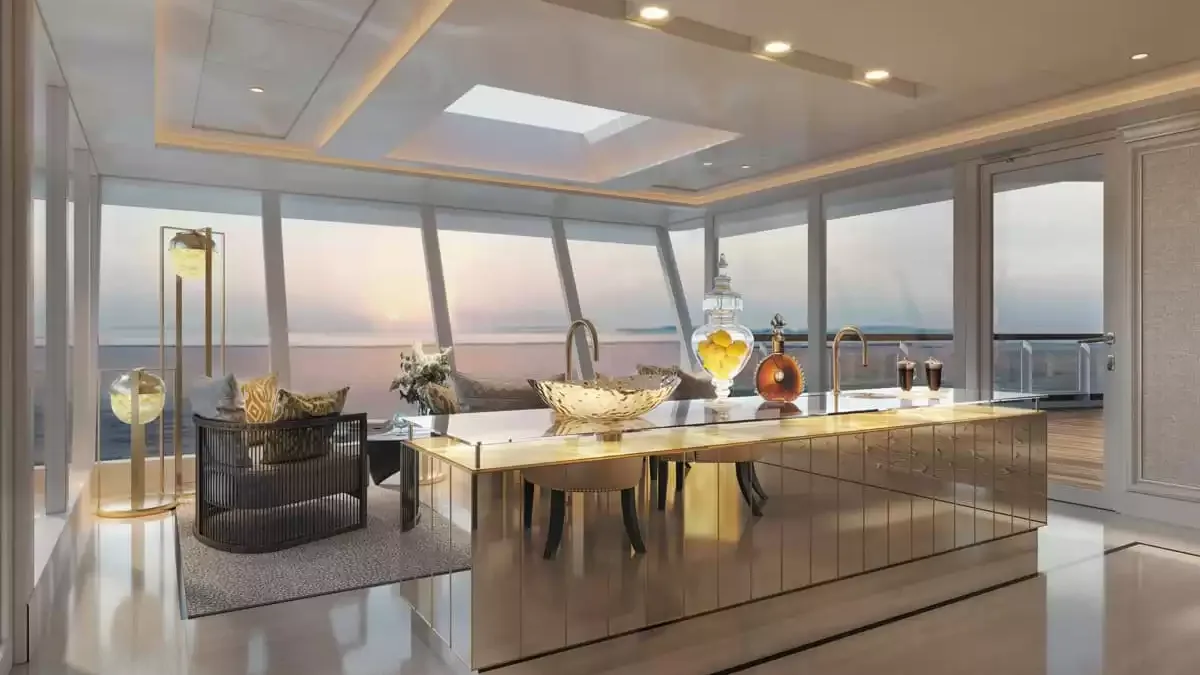 Une cabine à bord du Seven Seas Splendor
