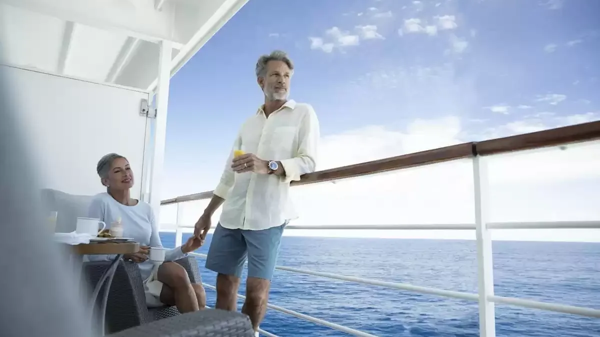 Une cabine à bord du Seven Seas Voyager