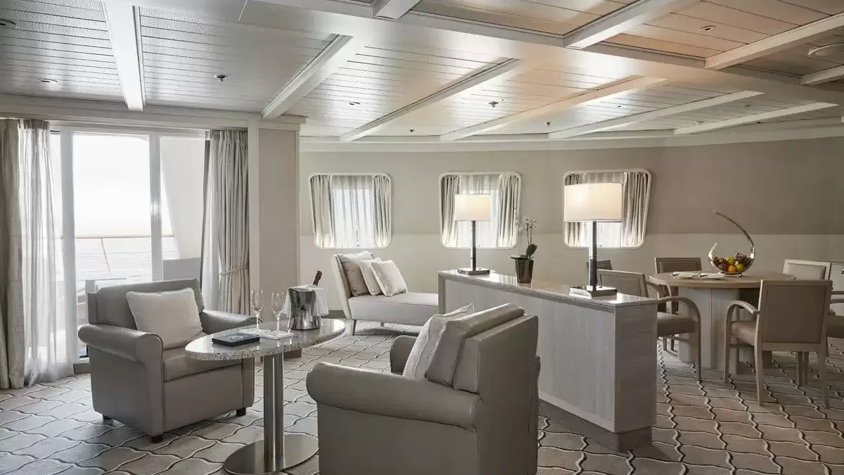 Une cabine à bord du Silver cloud Expedition