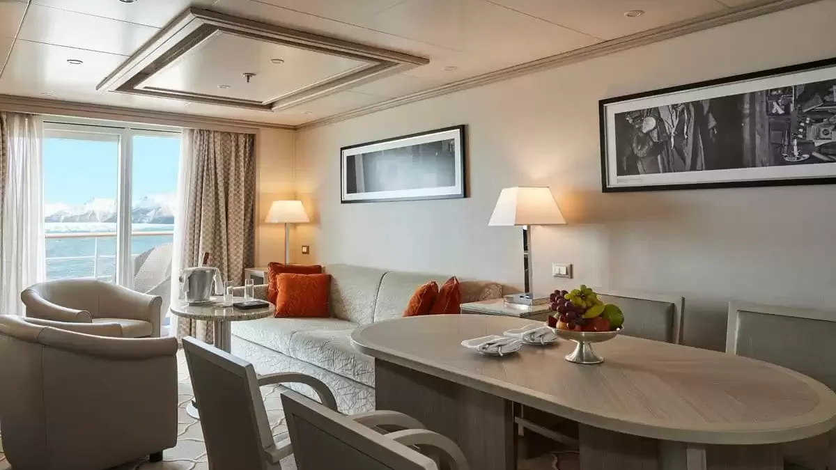 Une cabine à bord du Silver cloud Expedition