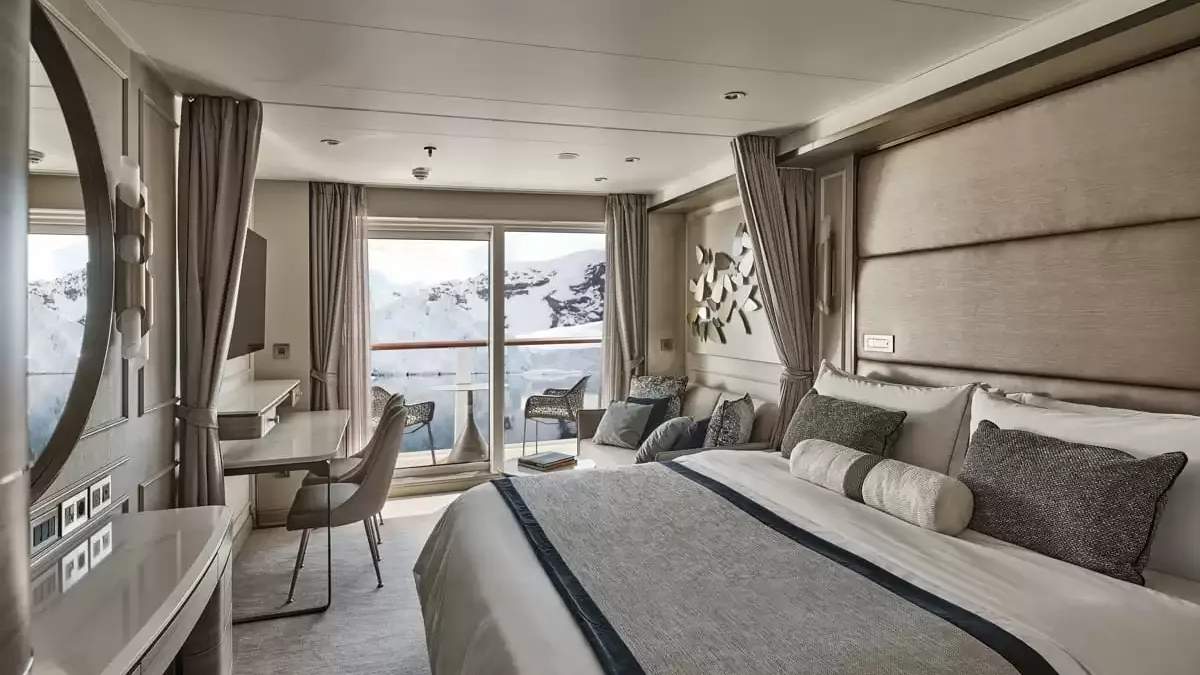 Une cabine à bord du Silver Endeavour