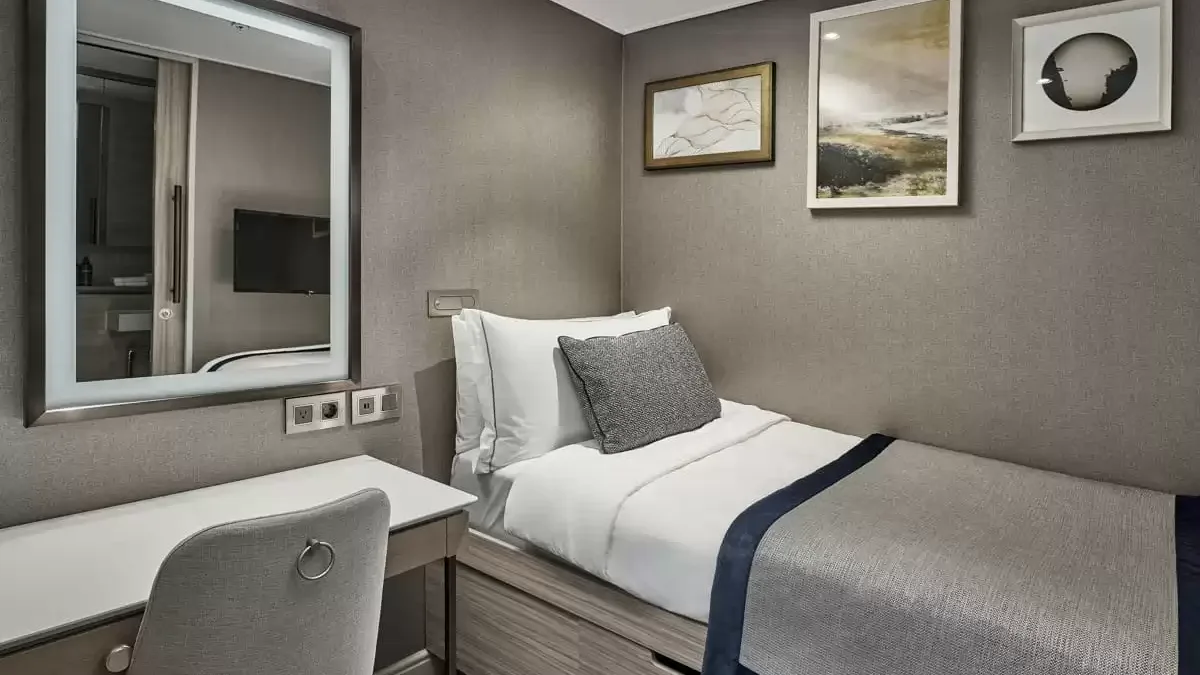 Une cabine à bord du Silver Endeavour