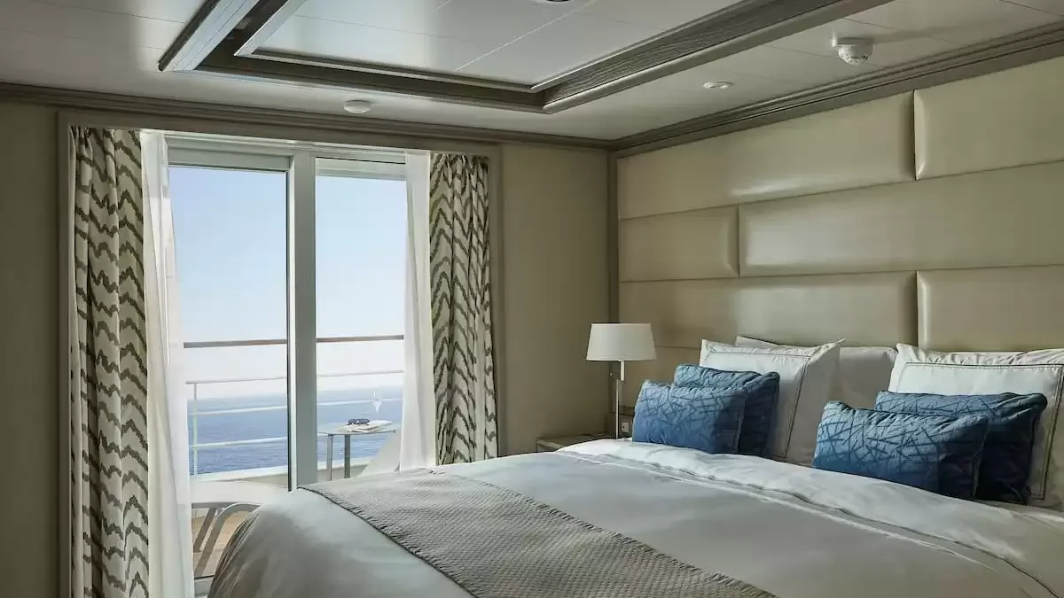 Une cabine à bord du Silver Muse