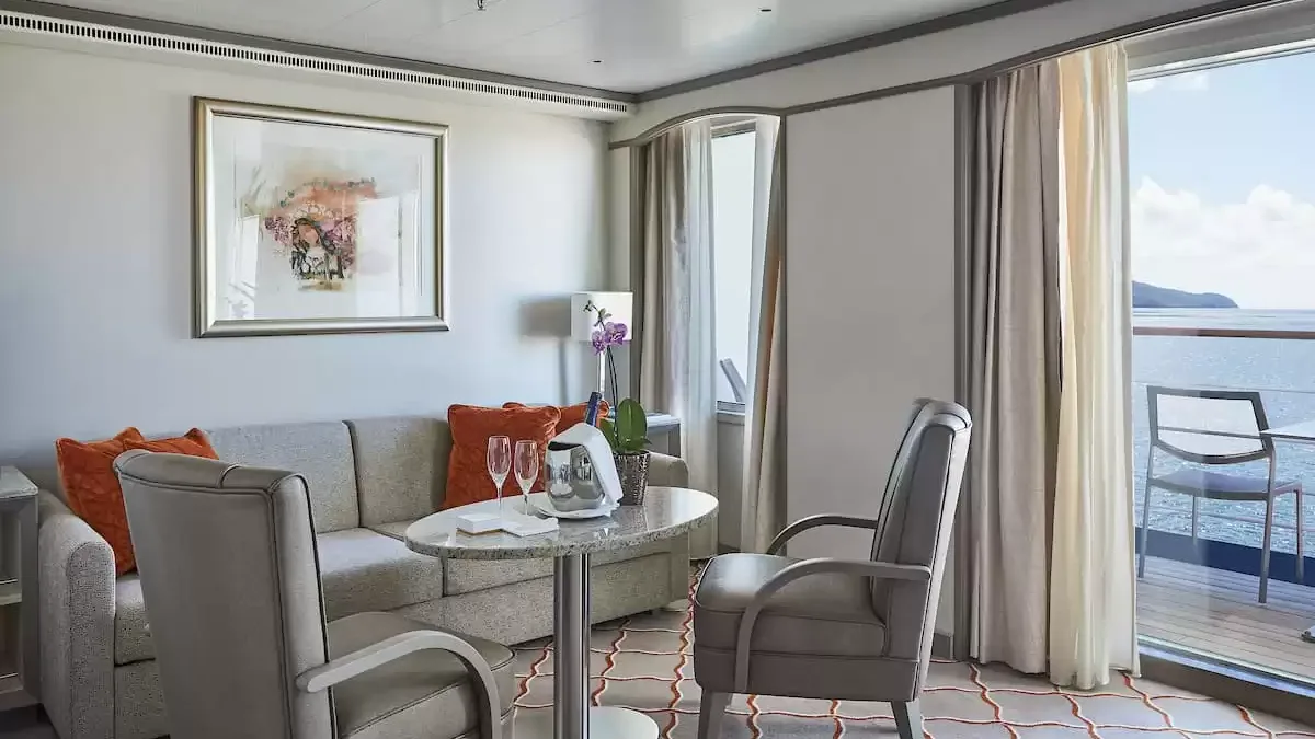 Une cabine à bord du Silver shadow
