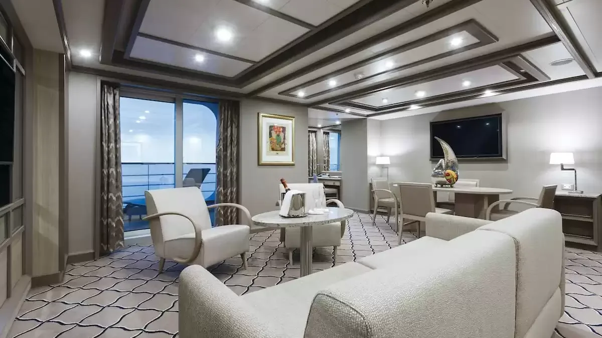 Une cabine à bord du Silver Spirit