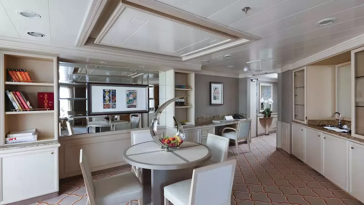 Une cabine à bord du Silver Spirit