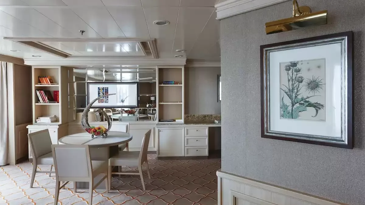 Une cabine à bord du Silver Spirit