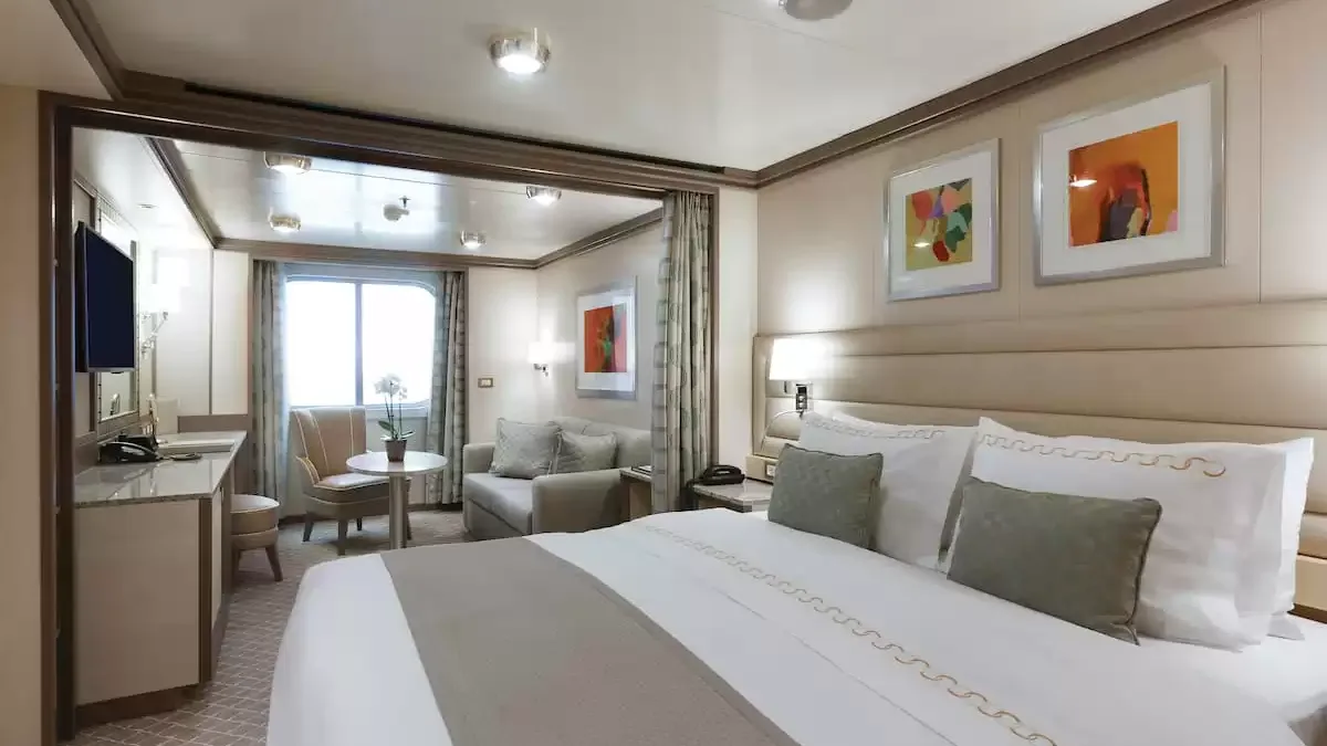 Une cabine à bord du Silver Spirit