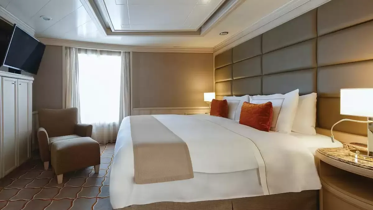 Une cabine à bord du Silver Spirit