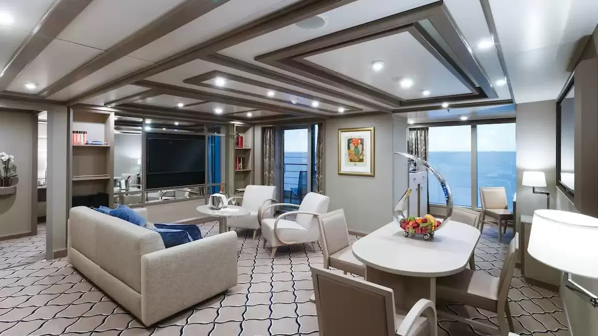Une cabine à bord du Silver Spirit