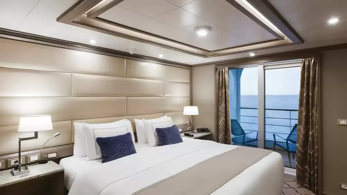 Une cabine à bord du Silver Spirit