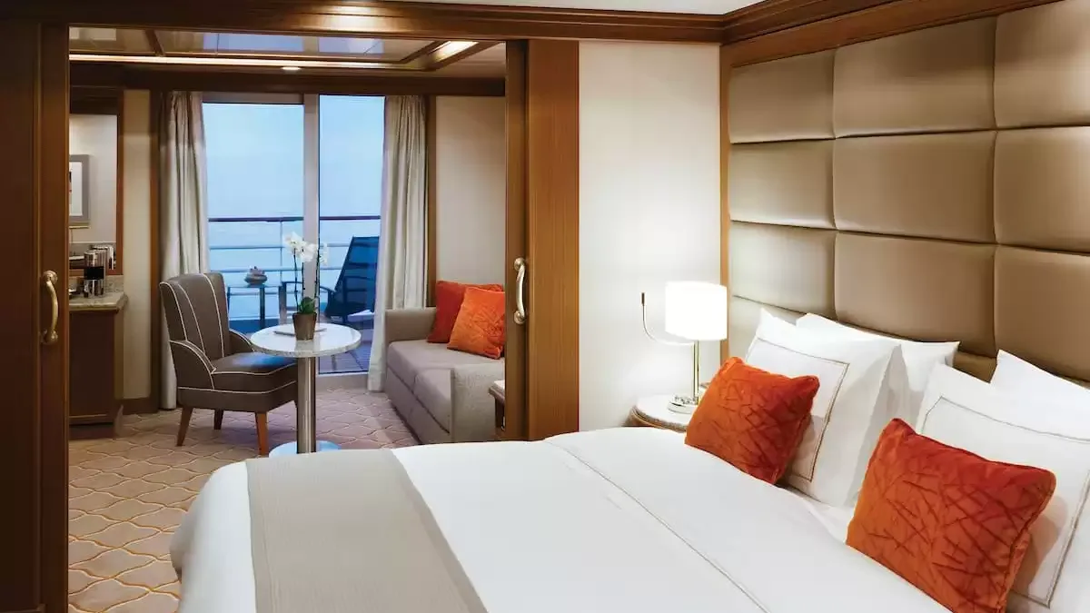 Une cabine à bord du Silver Spirit