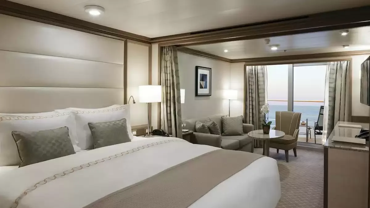 Une cabine à bord du Silver Spirit