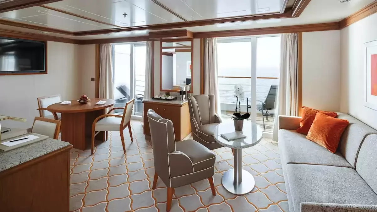 Une cabine à bord du Silver Spirit