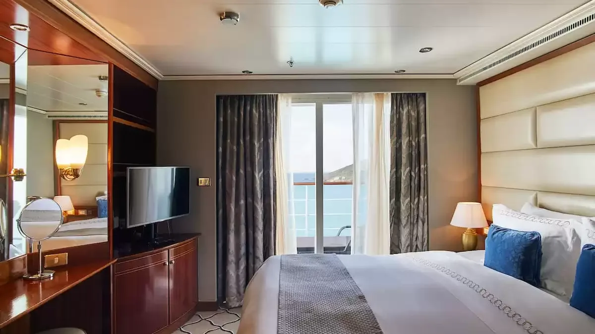 Une cabine à bord du Silver Whisper