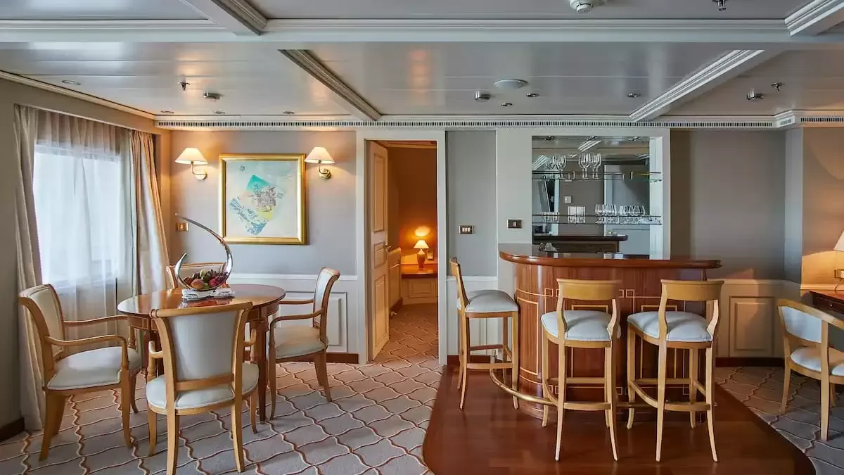 Une cabine à bord du Silver Whisper