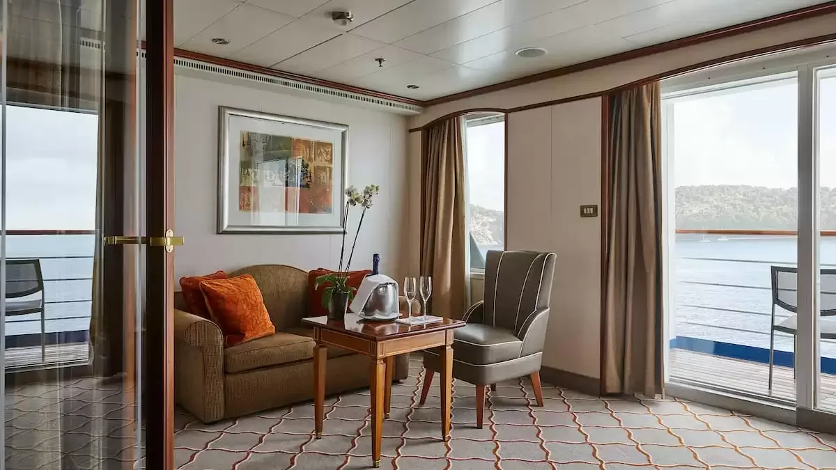Une cabine à bord du Silver Whisper