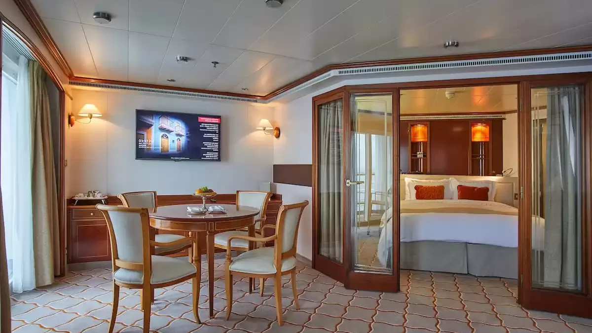 Une cabine à bord du Silver Whisper