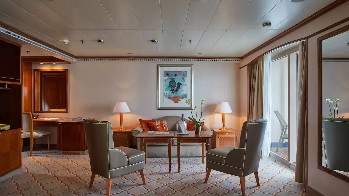 Une cabine à bord du Silver Whisper
