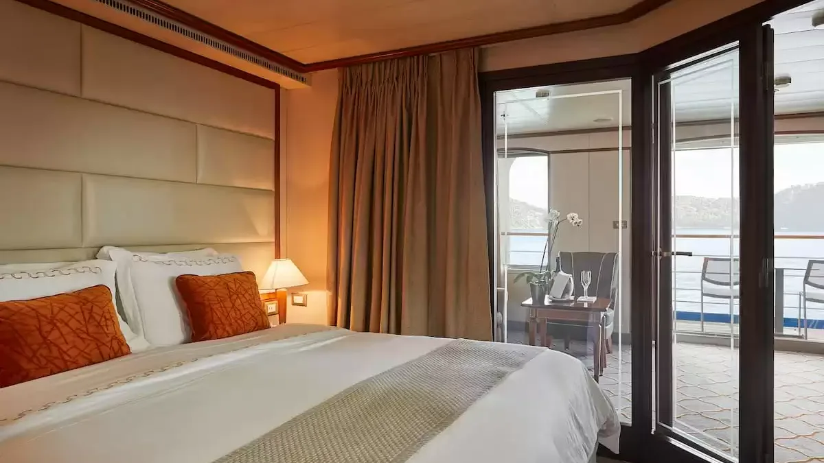 Une cabine à bord du Silver Whisper