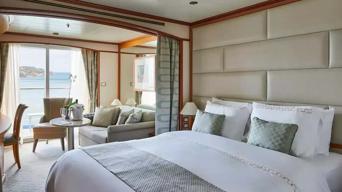 Une cabine à bord du Silver Whisper