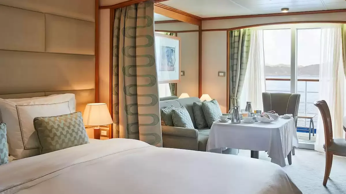 Une cabine à bord du Silver Whisper