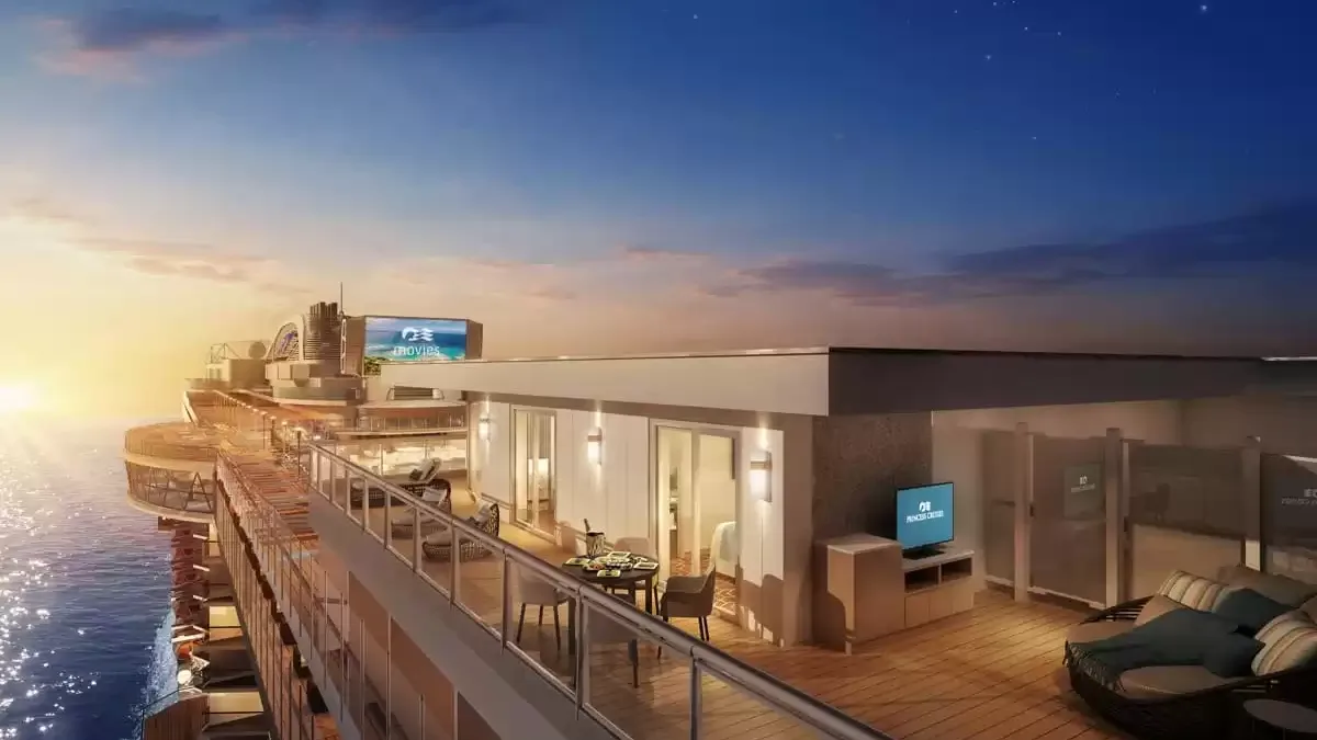 Une cabine à bord du Sky Princess