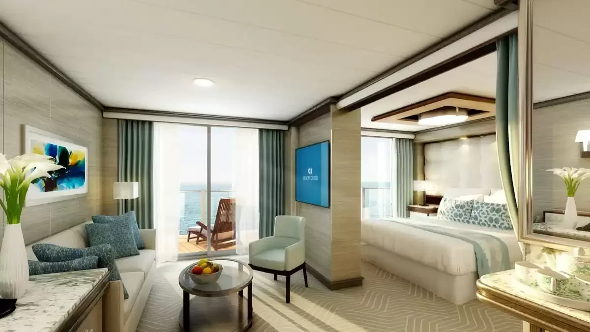 Une cabine à bord du Sky Princess