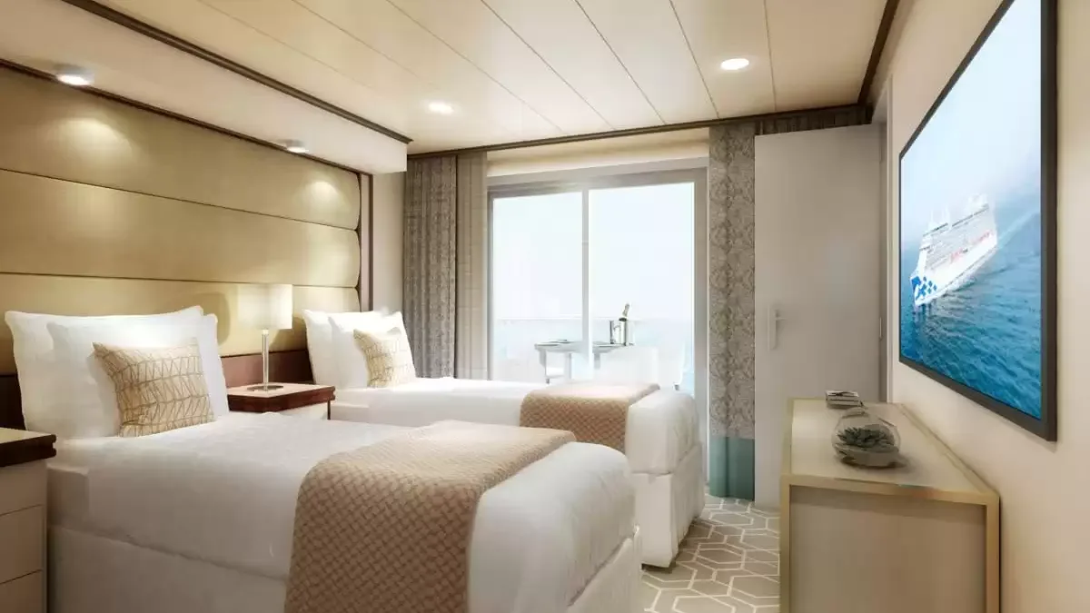 Une cabine à bord du Sky Princess