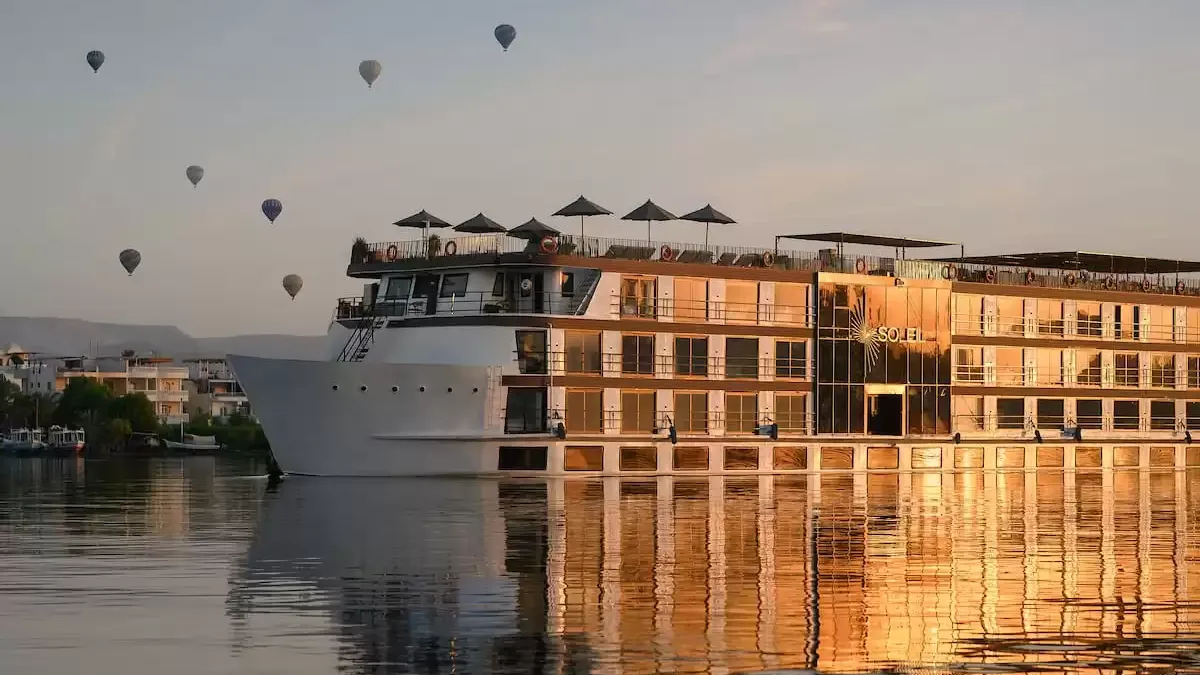 Le Soleil en mer, vu du ciel