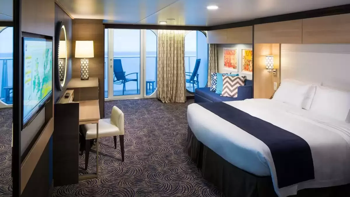 Une cabine à bord du Spectrum Of The Seas