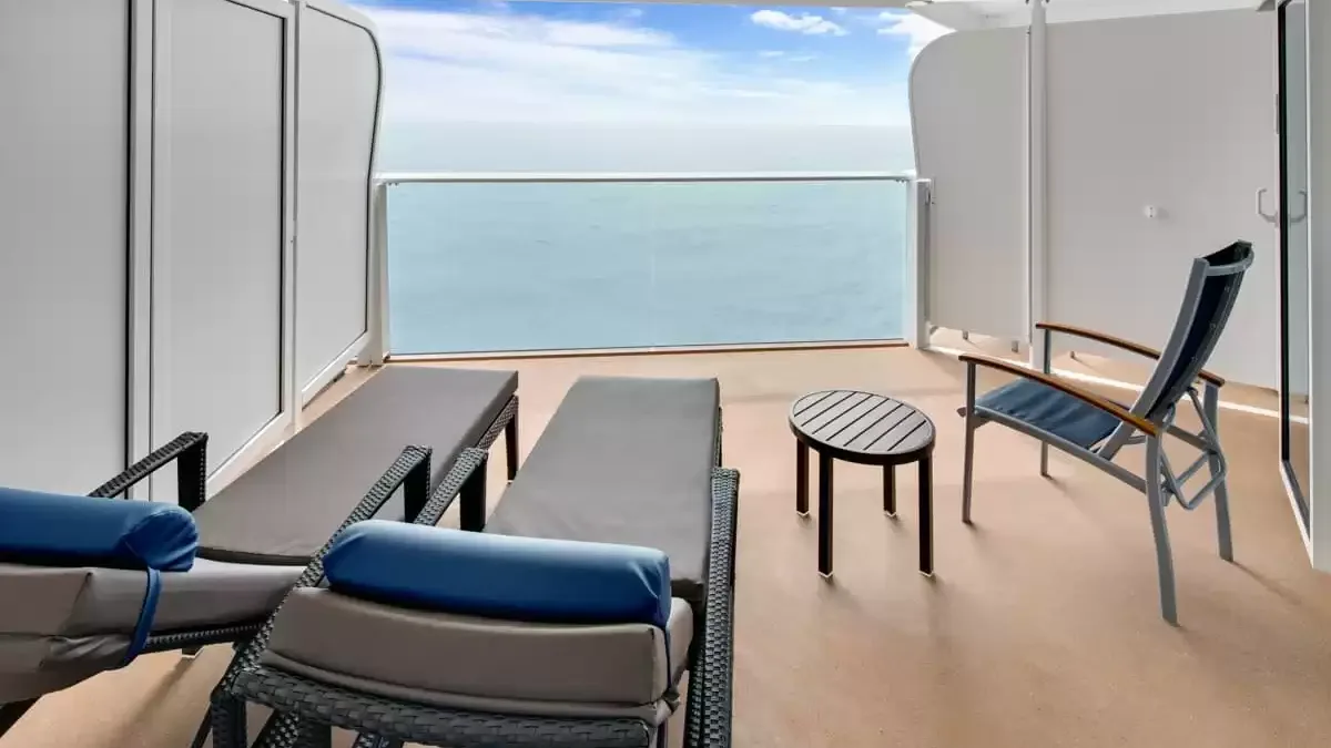 Une cabine à bord du Spectrum Of The Seas
