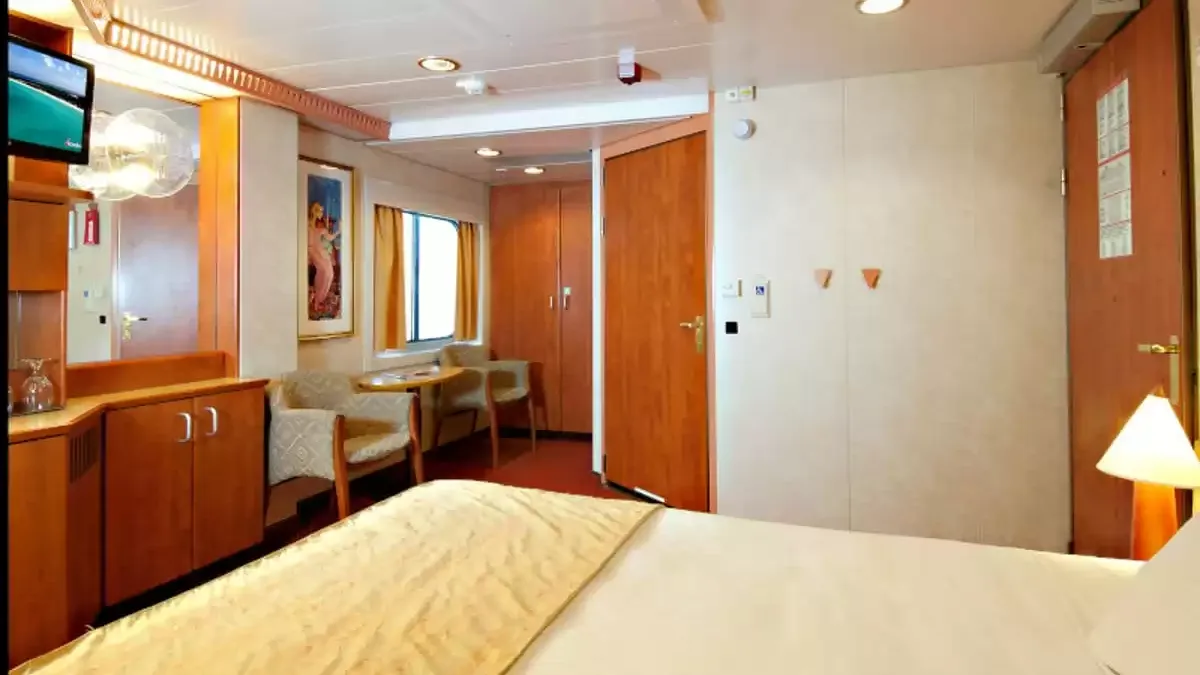 Une cabine à bord du Spirit