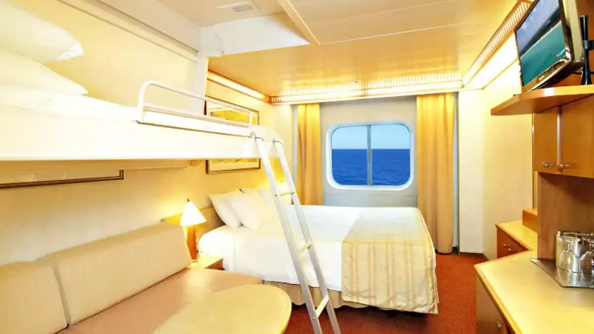 Une cabine à bord du Spirit